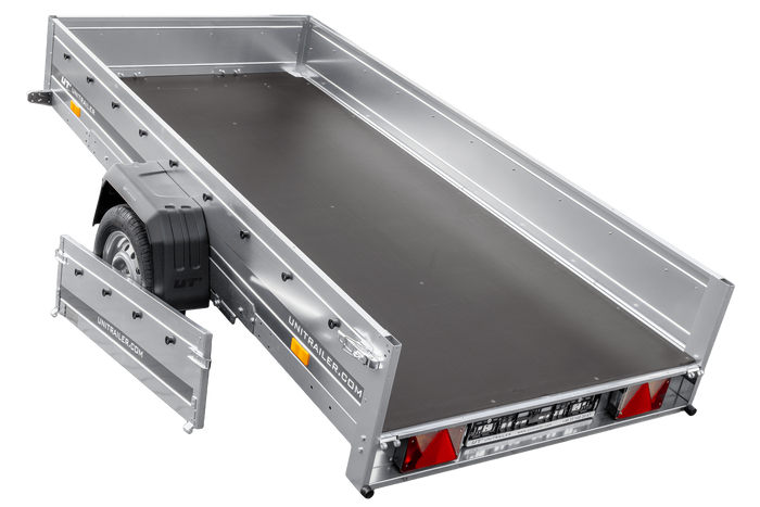 PKW-Anhänger auf Federn 264x125 UNITRAILER GARDEN 264/R KIPP