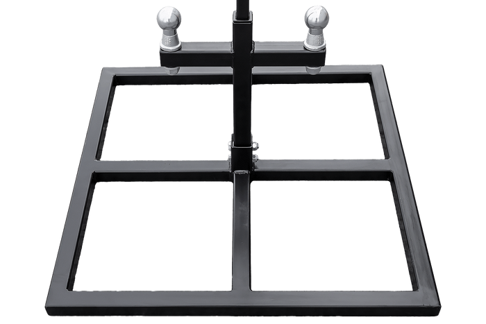 INTER PACK Anhängerkupplungs-Fahrradträgerständer für 2 Träger 1368 mm 800 mm