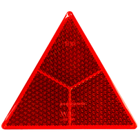 Rotes Dreieck WAŚ Rückstrahler