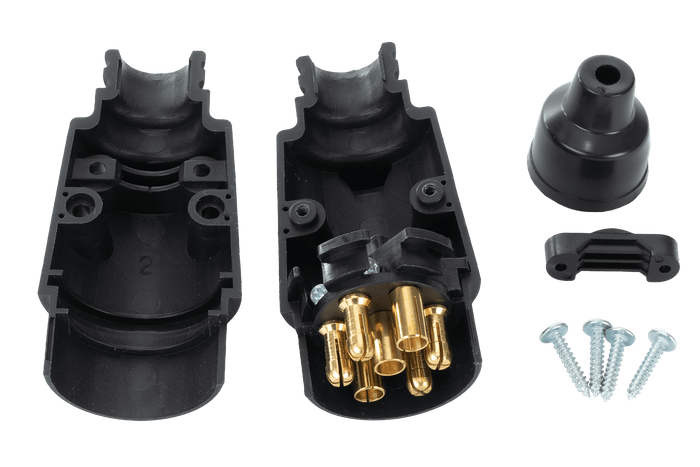 7-poliger KAMAR-Stecker für Anhängerkupplungsbuchse