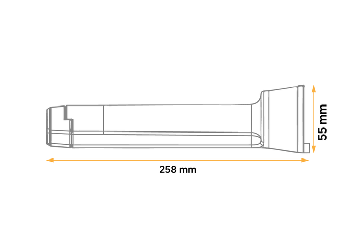 LOKHEN Unterlegkeil h: 225 mm E53 / komplett mit Halter