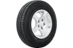 Verstärktes Rad für Anhänger. KENDA TIRE 185/80 R14C 104/102N ALU FELGE STARCO 5.5Jx14"H2 5x112 ET:30