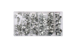 YATO YT-36460 Aluminium-Nietmutternsatz, Größen M3-M10, 150 Stück