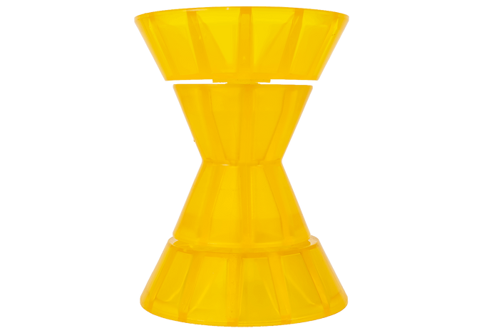 KNOTT Kielrolle-Set: Kielrolle mit Endkappen aus Polyvinyl für Anhänger