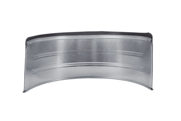 Doppelkotflügel für Anhänger 15-16" DOMAR DK7120 Radlauf 880/400 mm Metall mit Gummikante