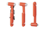 ProPlus 540050 Sicherheitsglashammer, Sicherheitsgurtmesser