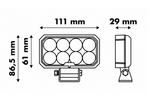 LED-Arbeitsscheinwerferreflektor LAYTZ LY7302 32xLED 3200lm rechteckig