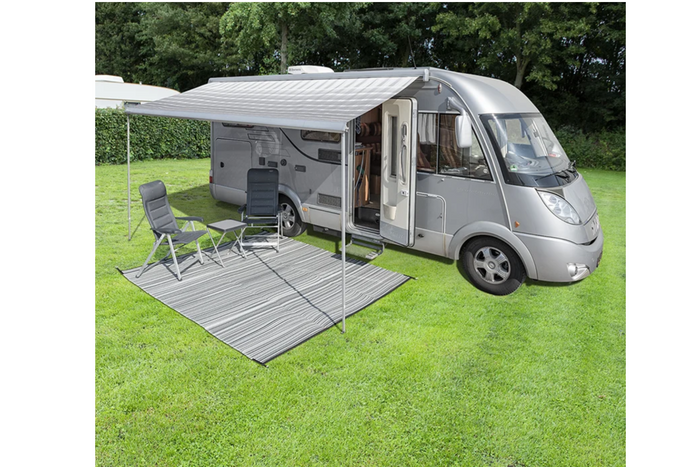 ProPlus 361780V02 Garten-Campingmatte, auf Heringen befestigt, 2,5 x 4 m 