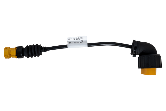 Bajonettadapter 5-polig / abgewinkelter Stecker ASS2 7-polig ASPÖCK linker Adapter