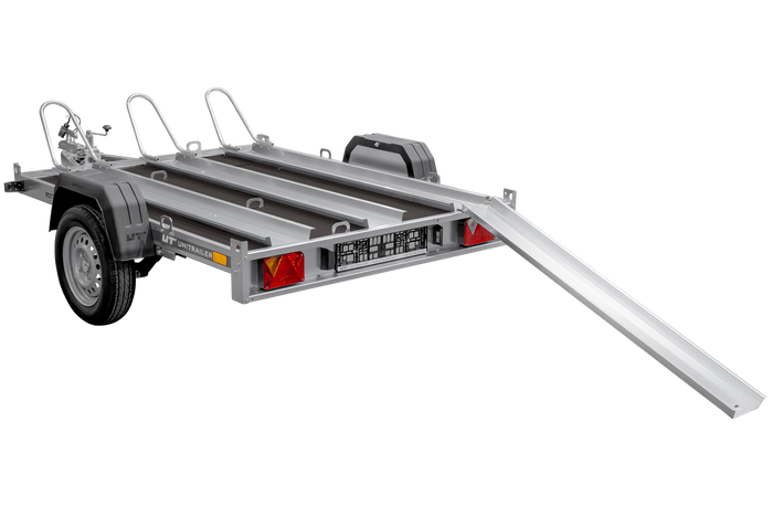 Motorradanhänger 220x155 UNITRAILER MOTO 3 Feder