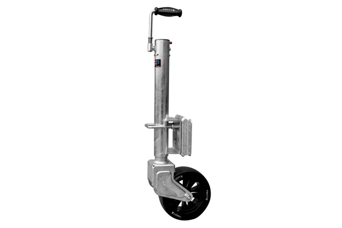 KNOTT TK57 Schwenk-Stützrad mit Halterung500 kg 57 mm 710–1010 mm
