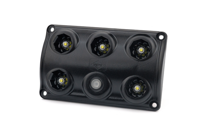 HORPOL LWD2153/CZ LED 900lm schwarze Innenraumleuchte mit Schalter