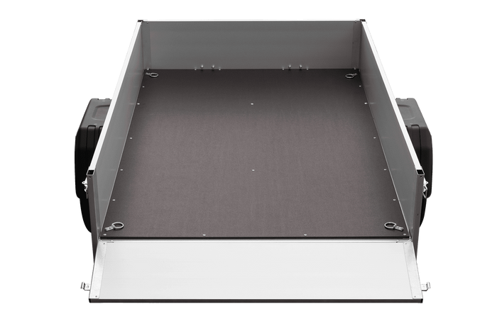 Anhänger auf Federn mit Aluminiumseitenwänden 200x125 Unitrailer Garden 201/R KIPP ALU