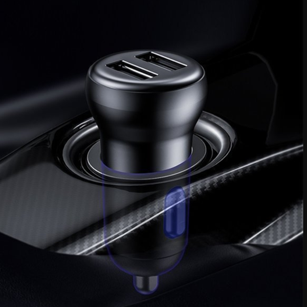 FM-Transmitter BASEUS T Typ S-16 Bluetooth 5.0 MP3 + Kfz-Ladegerät 2x USB