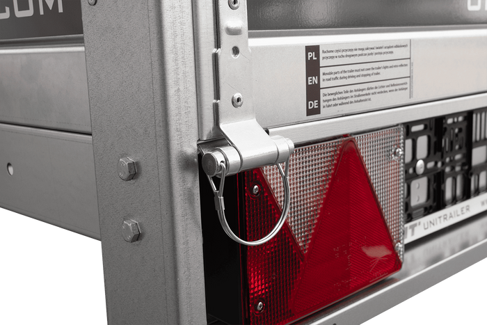 Anhänger für Auto Garden Trailer 200 KIPP 200x106 cm 750 kg [mit Flachplane und Stützrad]