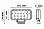LED-Arbeitsscheinwerferreflektor LAYTZ LY7305 72xLED 7000lm rechteckig