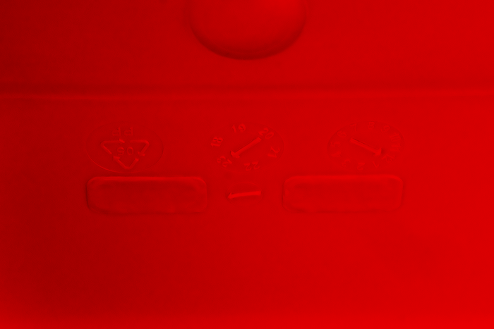 Feuerlöscherkasten 6kg DAKEN 82020 ADAMANT 671x310x247mm rot