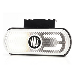 WAŚ W240 1600 LED weiße Universal-Positionsleuchte mit Halterung