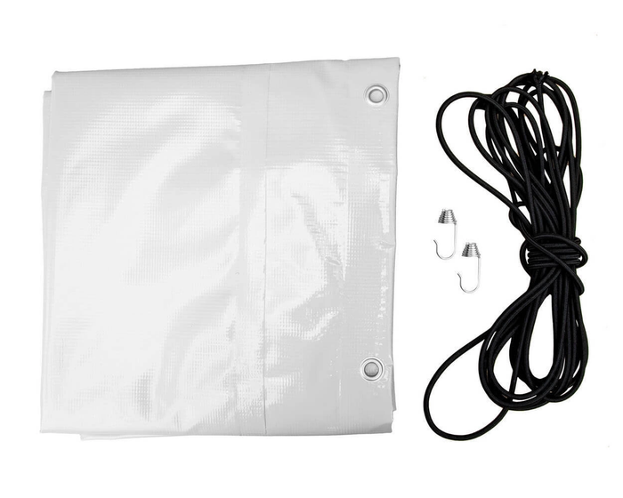 OUTLET Rahmenabdeckung h-800 UNITRAILER Plane für Anhänger 200x125cm GARDEN 201 KIPP