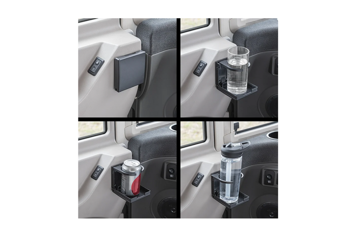 ProPlus 761474V01BK faltbarer Getränkehalter für Dosen und Flaschen mit einem Durchmesser von 58–98 mm