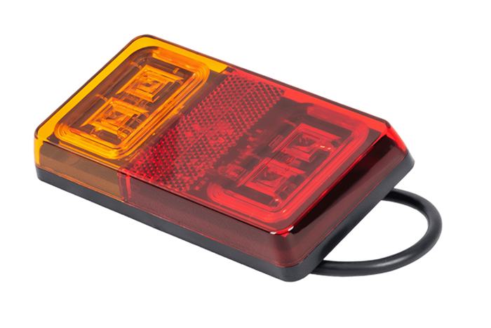 TT TECHNOLOGY TT.12029 LED Rückleuchte, 4 Funktionen, universal