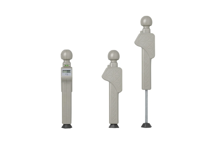 Digitale Waage zur Messung der Stützlast eines Wohnwagens ProPlus 360848V01 Druckkraftmesser 150 kg