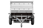 PKW-Anhänger 200x125 UNITRAILER GARDEN 201 KIPP mit Bordwandaufsatz und Aludeckel