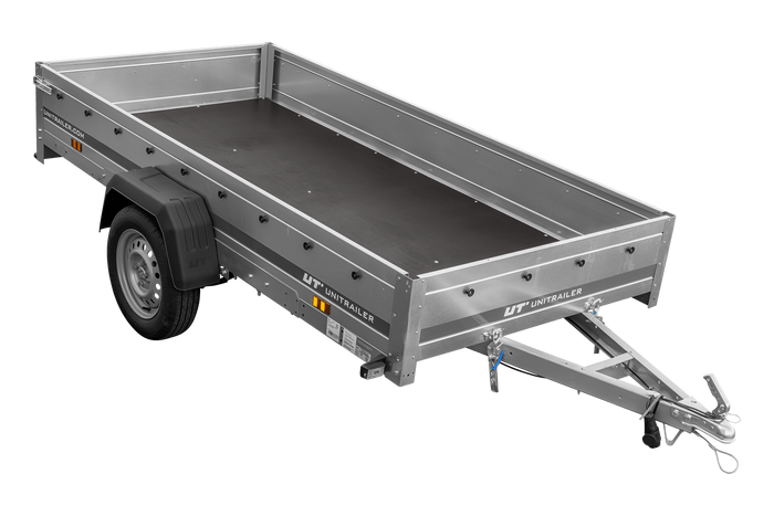 OUTLET PKW-Anhänger auf Federn 264x125 UNITRAILER GARDEN 264/R KIPP