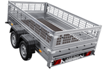 Autotransportanhänger 264x150 UNITRAILER GARDEN 265/2 KIPP mit Gitterwänden