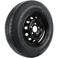 Verstärktes Rad für Anhänger LINGLONG TIRE 165/80 R13C 96/94N UNITRAILER RIM schwarz 4,5Jx13" 5x112 ET:30