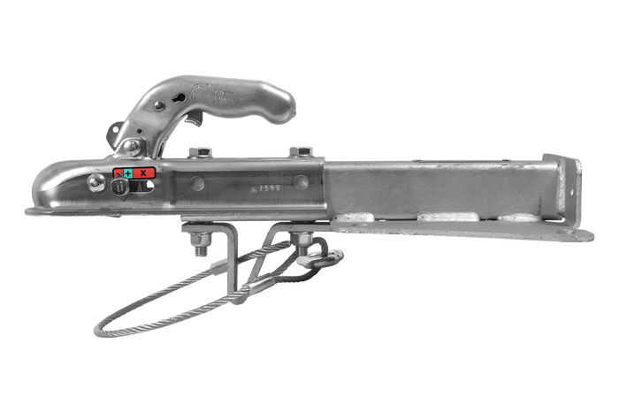 KNOTT KQ14-A+KZE7.5 Kugelkupplung für einen 1400 kg Anhänger mit V-förmiger Deichsel