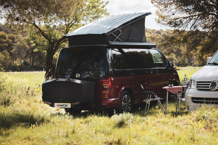 Towbox V3 Camper schwarz - Kastenträger für Anhängerkupplung