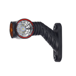 Lampa obrysowa potrójna na wysięgniku ukośnym, krótkim, prawa (przewód 0,5 m)