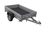 Anhänger mit Aluminiumseitenwänden 200x125 Unitrailer Garden 201 KIPP ALU