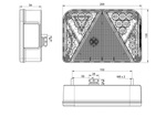 DOBPLAST DPT35 LED Rückleuchte 6 Funktionen links