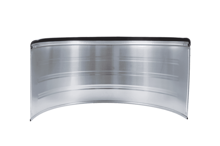 Doppelkotflügel für Anhänger 17,5–19,5 Zoll DOMAR DK7140 Radlauf 1000/500 mm Metall mit Gummikante