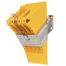 E53 Unterlegkeil mit LOKHEN Befestigungswinkel H: 225mm