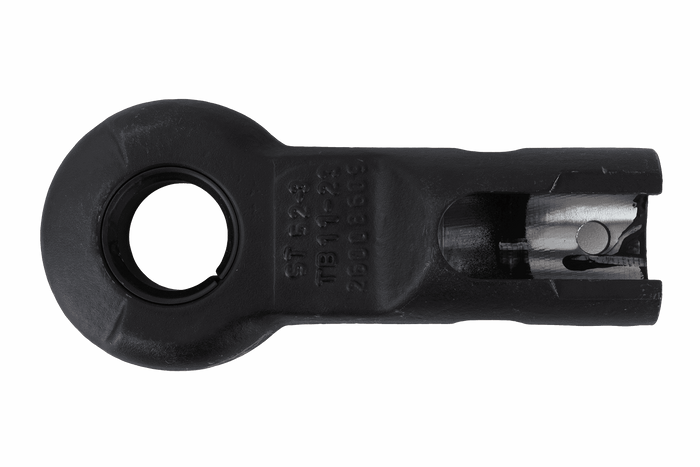 KNOTT KK7293S Augenkupplung für einen 3500 kg Anhänger mit 45 mm Rohrzugdeichsel, neue Ausführung