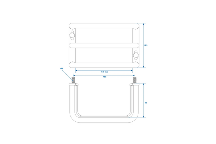 ProPlus Schutzgitter für die Rückleuchte des Anhängers, 140 x 105 x 80 mm