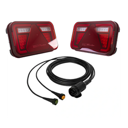 ASPÖCK MULTILED IV LED-Rückleuchten + ASPÖCK 5 m 13-PIN-Kabelbaum
