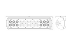 LED-Arbeitsscheinwerfer KAMAR LB0033 24xLED 2900lm