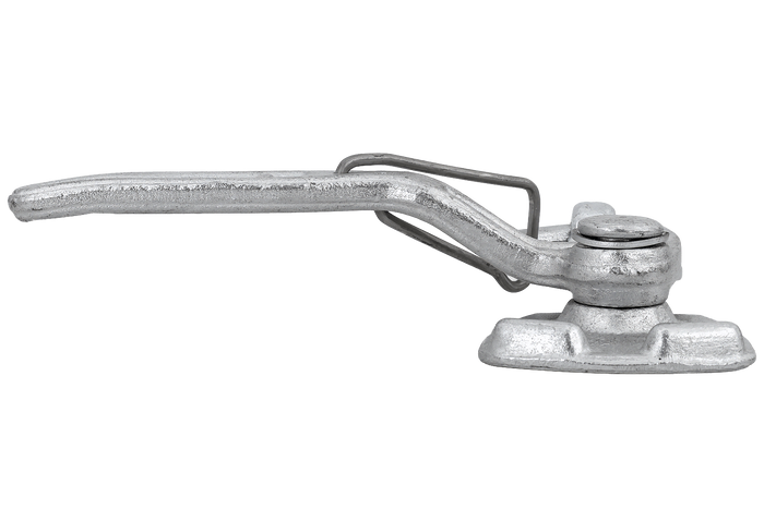 Linke Anhängerkupplung mit WINTERHOFF WV 10-L + WVG 10-A Verschluss, kompletter Anhängerseitenverschluss