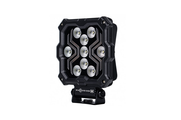 LED Arbeitsscheinwerfer Reflektor KAMAR X-SPIDER L0195 9xLED 1700lm