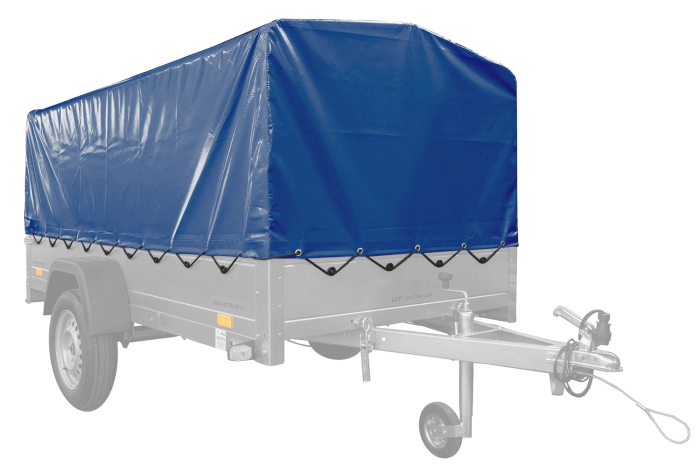 OUTLET Rahmenabdeckung h-800 UNITRAILER Plane für Anhänger 264x125cm GARDEN 264 KIPP