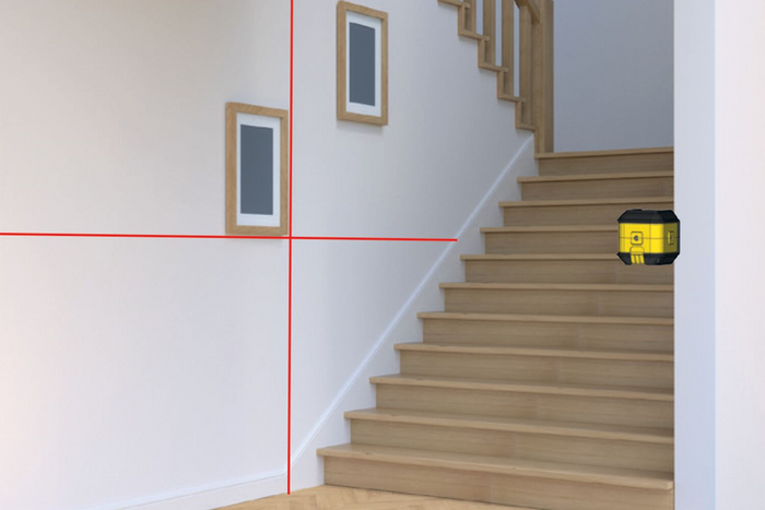 STANLEY CUBIX STHT77498-1 Kreuzlinienlaser - Rot