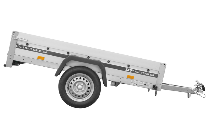 Anhänger mit ALU-Bordwänden 200x125 Unitrailer Garden 201 KIPP ALU