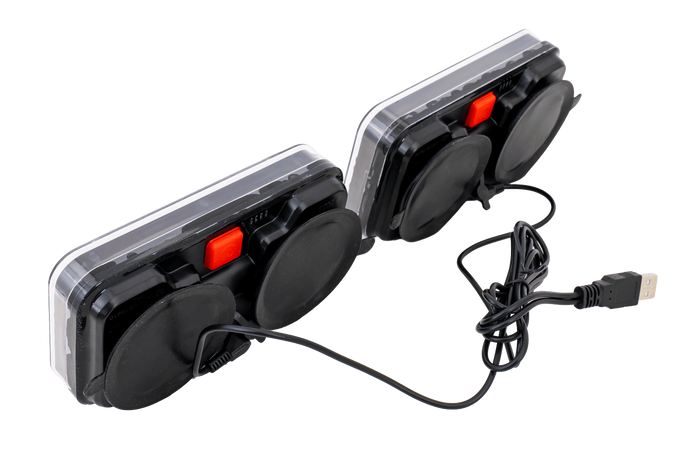 TT Technology TT.12028B-DI LED Rückleuchten 3 Funktionen links+rechts, kabellos, magnetisch