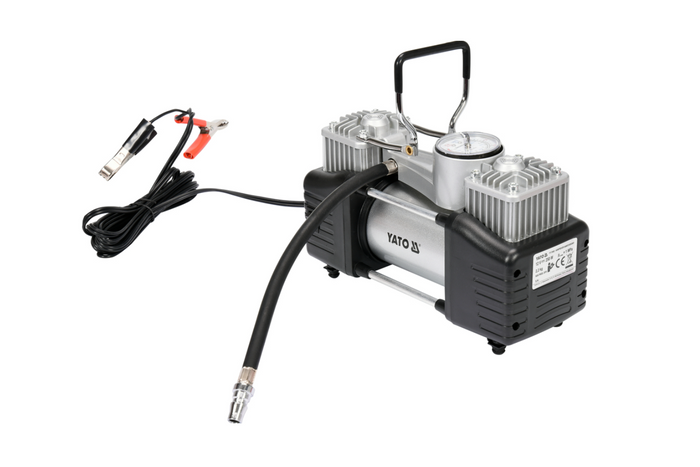 YATO YT-73462 Luftkompressor mit 250-W-LED-Lampe