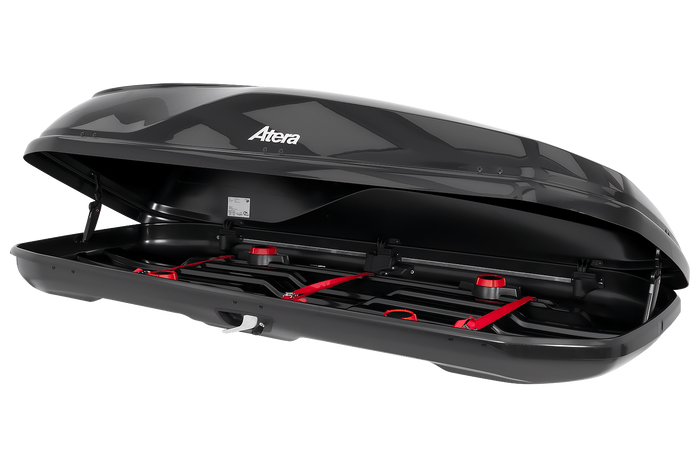 Atera Casar XL Dachbox, Schwarz Metallic