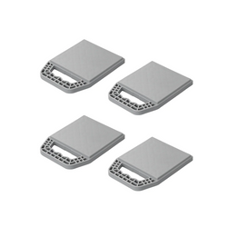 Satz mit vier ProPlus 361538V01 Anhängerstabilisierungs-Stützplatten